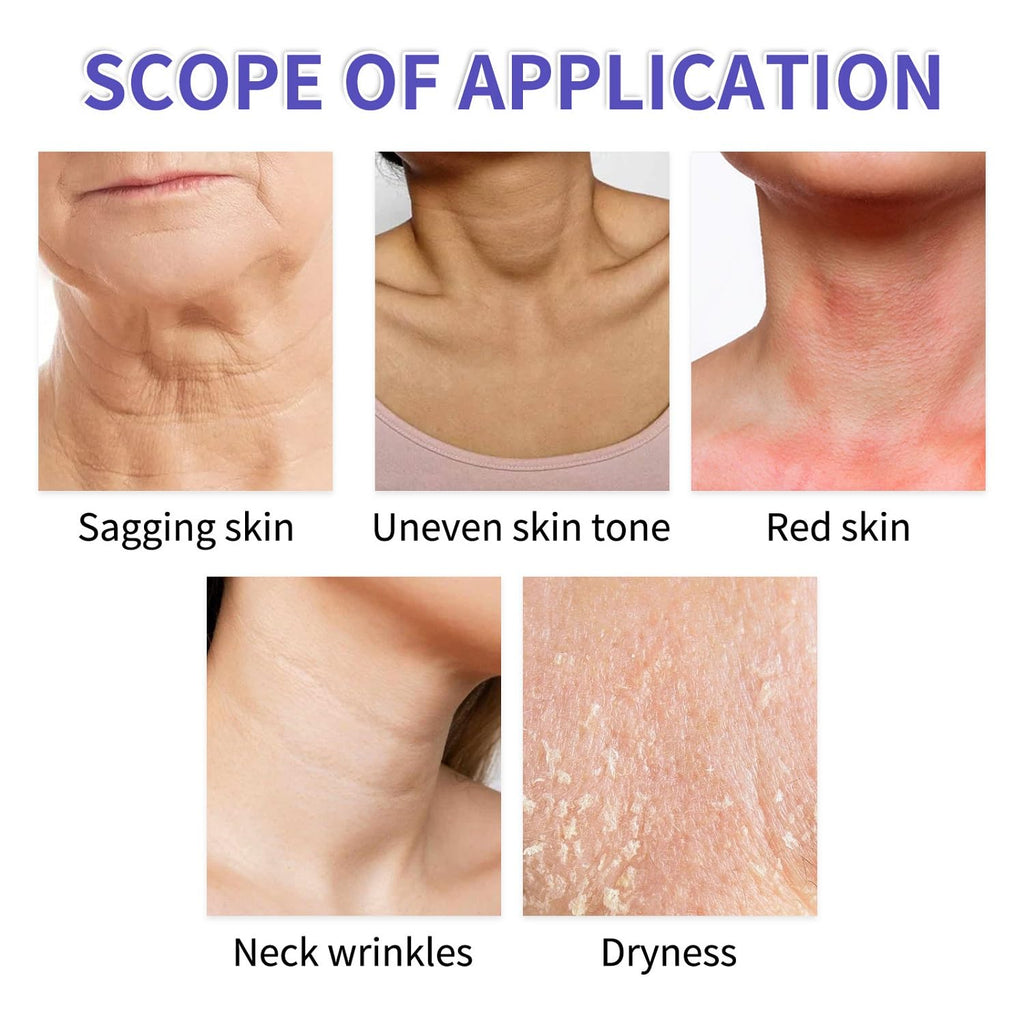 Tighten and Lift Neck Firming Cream, Neck Creams for Tightening & Lifting Sagging Skin & Hydrating, Help Reduce Fine Lines & Wrinkles