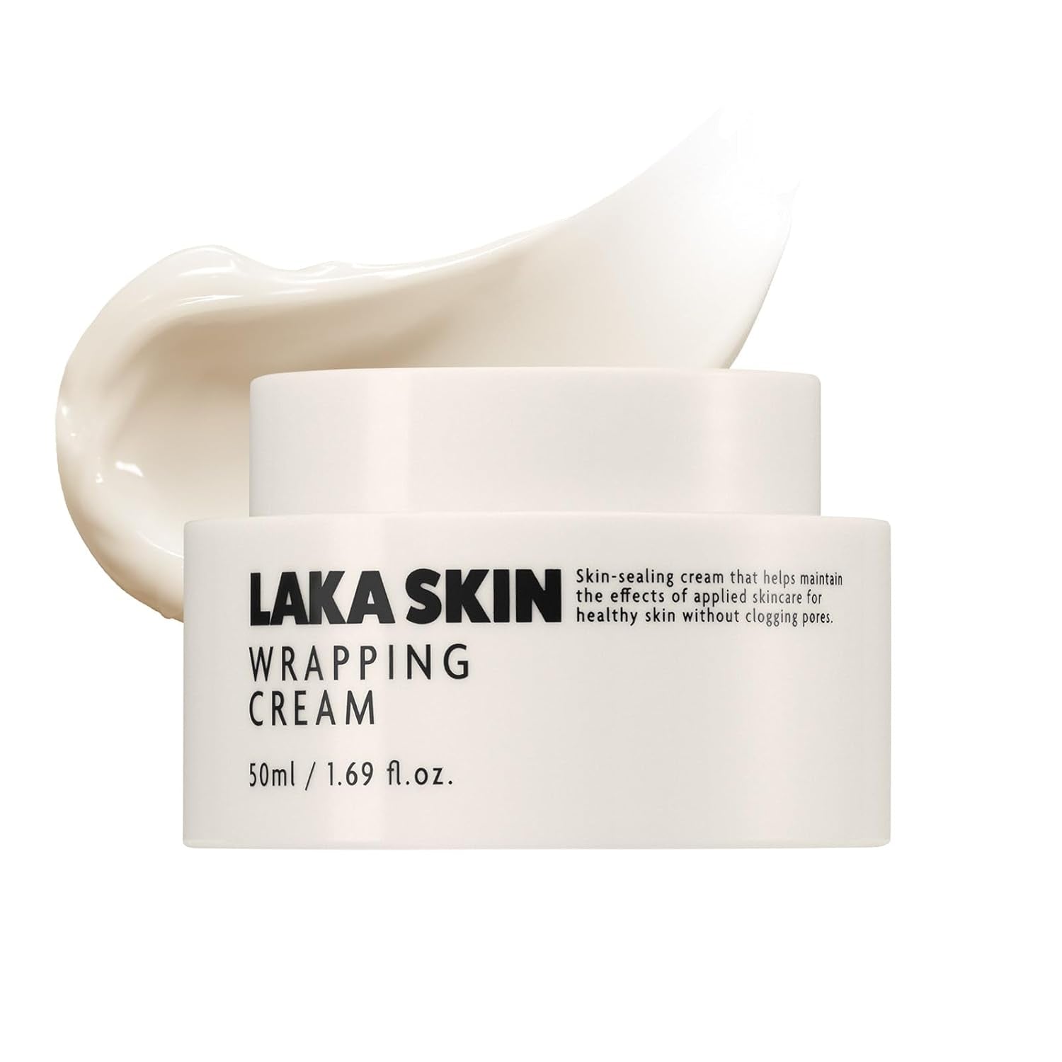 Skin Wrapping Cream, PDRN Ceramide Moisturizer for Dewy Glass Skin, Skin Barrier Hydration, Non Comedogenic Tested, Korean Skincare, 1.69 Fl.Oz