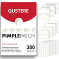 Large Pimple Patches for Face, Hydrocolloid Acne Patches, Big Hydrocolloid Bandages, Variety Shapes Zit Covers, Stickers with Tea Tree, Salicylic Acid & Cica Oil |8 Sizes |380 Count