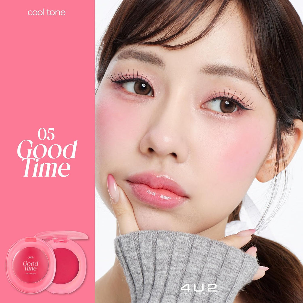 Good Cream Blush - Naturally Moisturizes the Skin (05 Good Time, Regular)