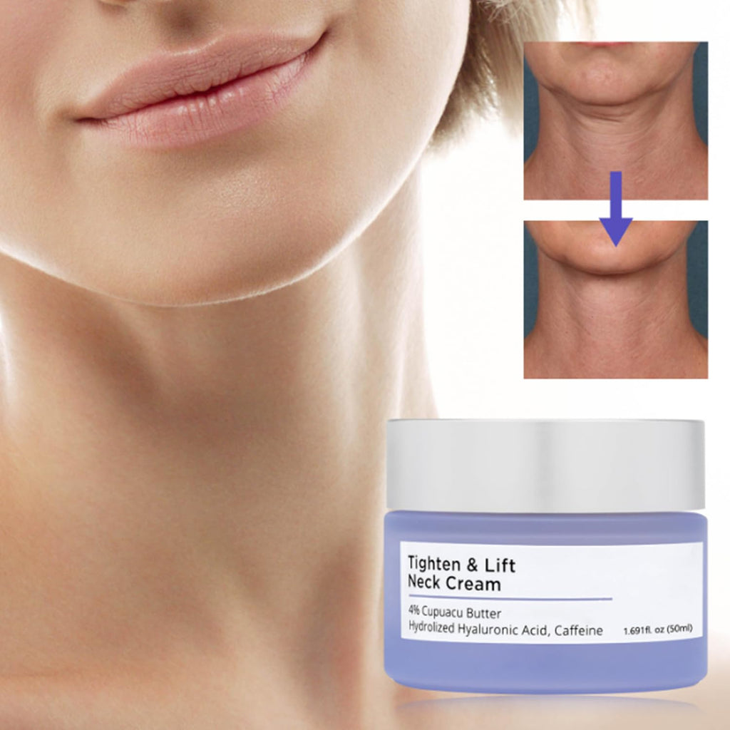 Tighten and Lift Neck Firming Cream, Neck Creams for Tightening & Lifting Sagging Skin & Hydrating, Help Reduce Fine Lines & Wrinkles
