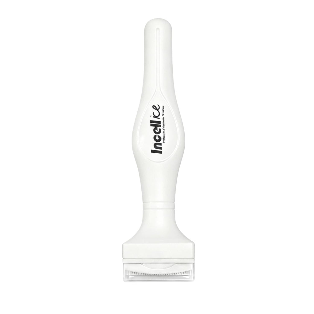 Derma Stamp,  175 Titanium Microneedle Stamp for Face, Derma Roller Stamper Skincare Tool for Men and Women Home Use - Matte White