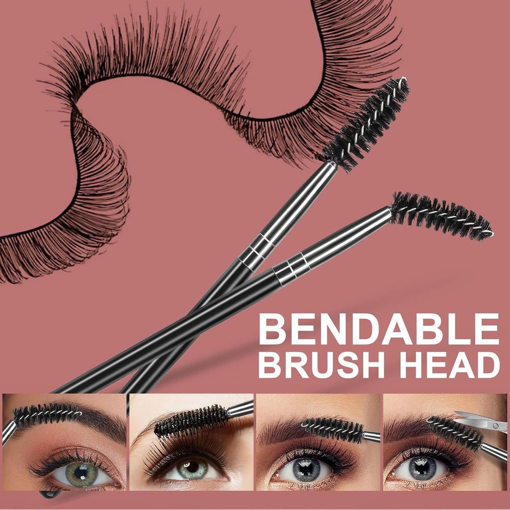 Eyebrow Kit with Leather Case - Eyebrow Scissors, Tweezers, Razor, Brush for Women & Men - Facial Hair & Ingrown Hair Removal