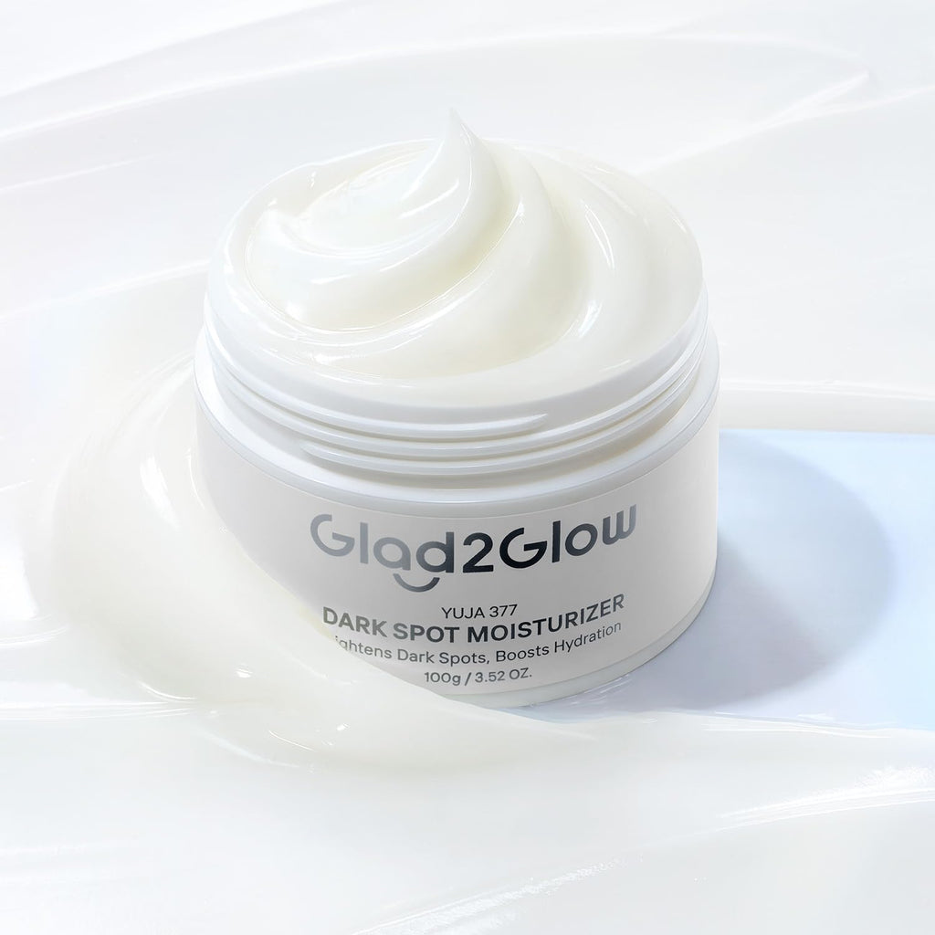 Brightening Face Moisturizer, Facial Dark Spot Moisturizer with Yuja Symwhite 377, Hydrating Gel Cream for Uneven Skin Tone, Calming Panthenol for Sensitive Skin, All Skin Types, 100G
