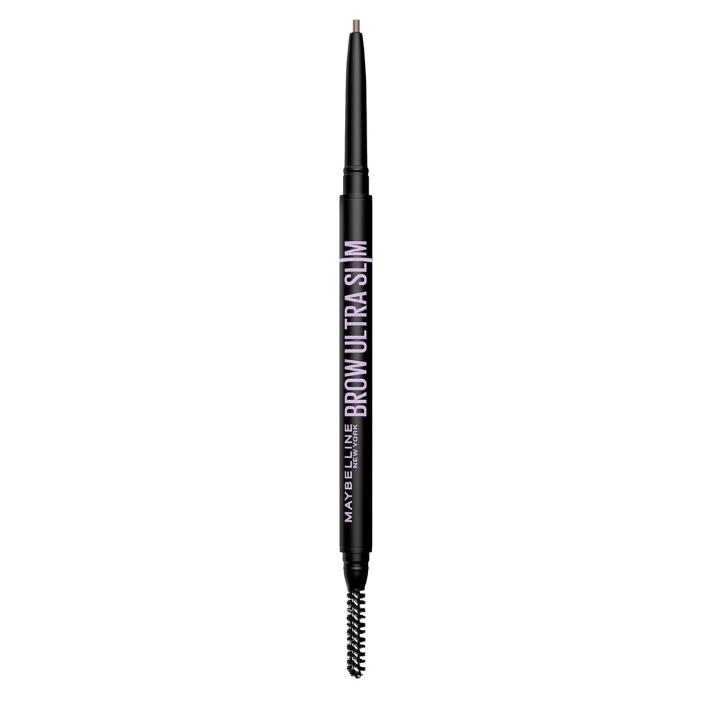 Maybelline Express Brow Ultra Slim Eyebrow Makeup, Brow Pencil with Precision Tip and Spoolie for Defined Eyebrows, Soft Brown 255, 1 Count