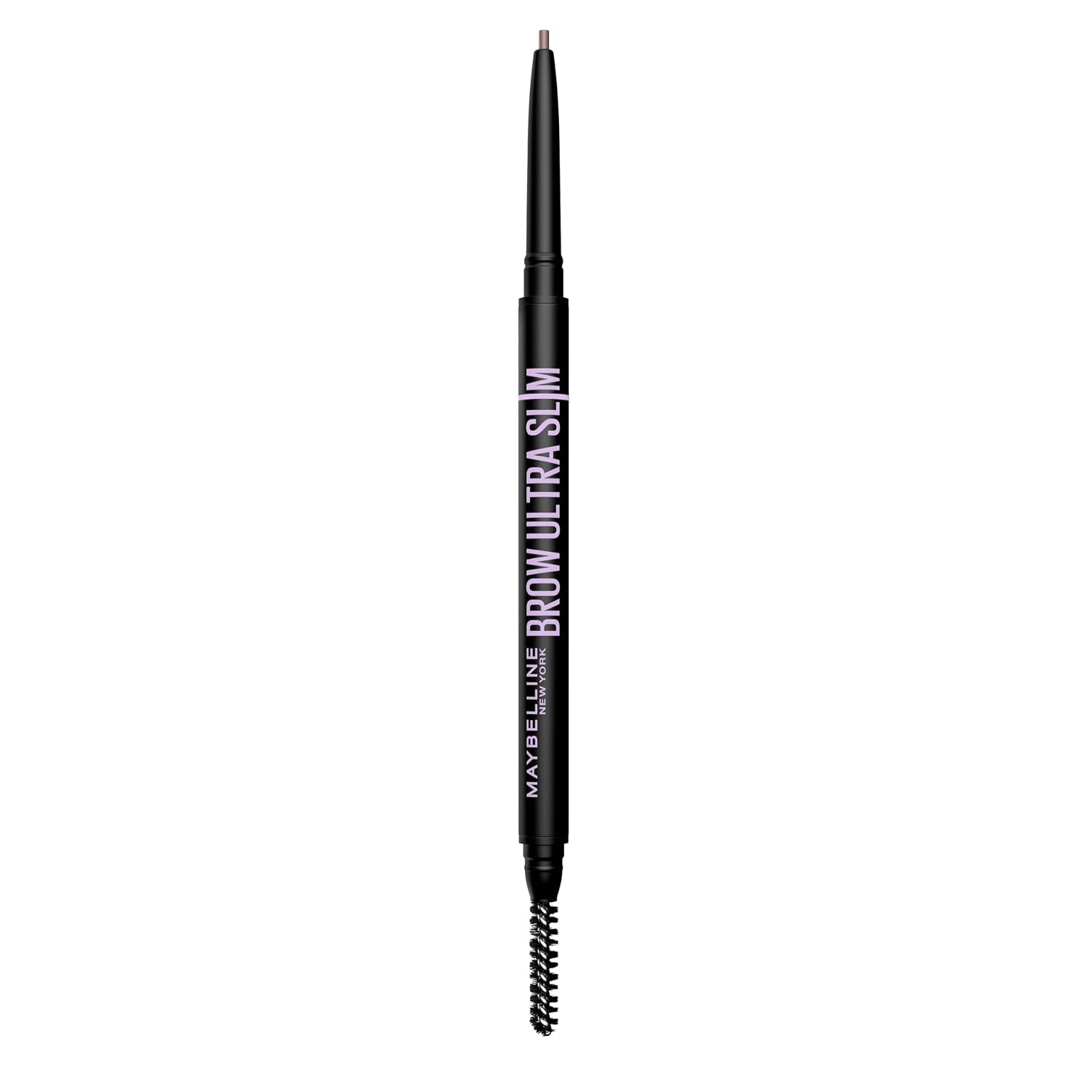 Maybelline Express Brow Ultra Slim Eyebrow Makeup, Brow Pencil with Precision Tip and Spoolie for Defined Eyebrows, Soft Brown 255, 1 Count