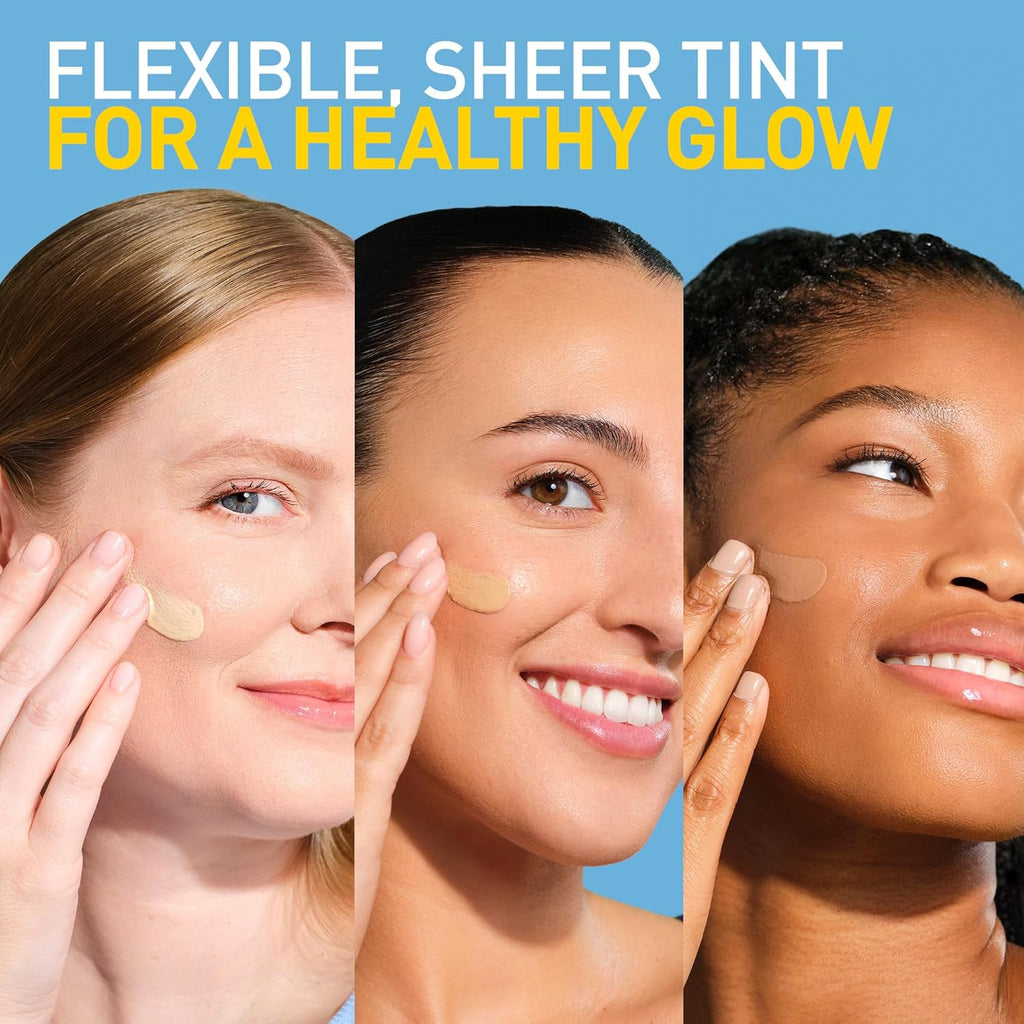 Tinted Sunscreen for Face, Mineral SPF 30 Moisturizer, Light, 1.7Oz | Skin Care, Face Sunscreen, Hyaluronic Acid, Zinc Oxide, Titanium Dioxide, Sheer Tint, Healthy Glow, Blends Seamlessly