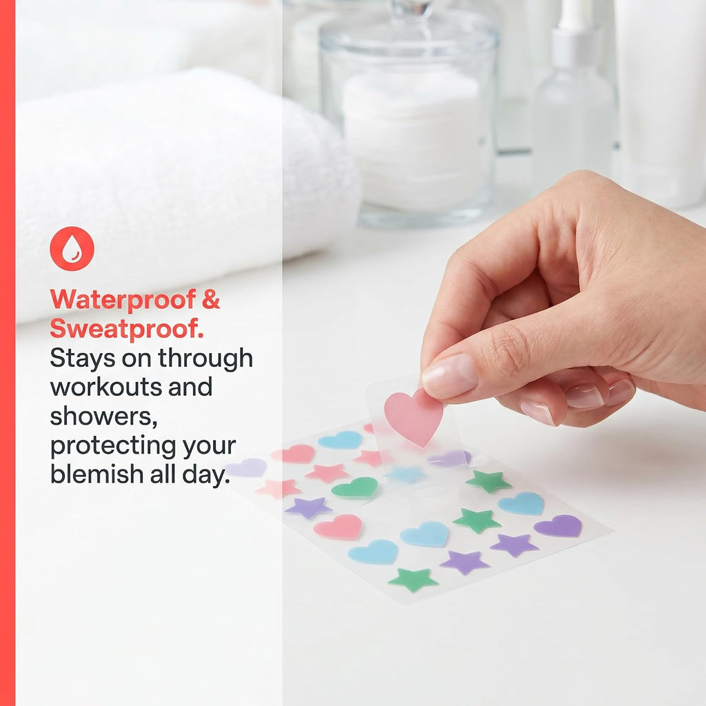 Hydrocolloid Pimple Patches for Face, Invisible Acne Patches, 200 Count | 3 Sizes 10/12/14Mm with Tea Tree Oil and Salicylic Acid for Overnight & Teenager, , Invisible on Face & Sensitive Skin