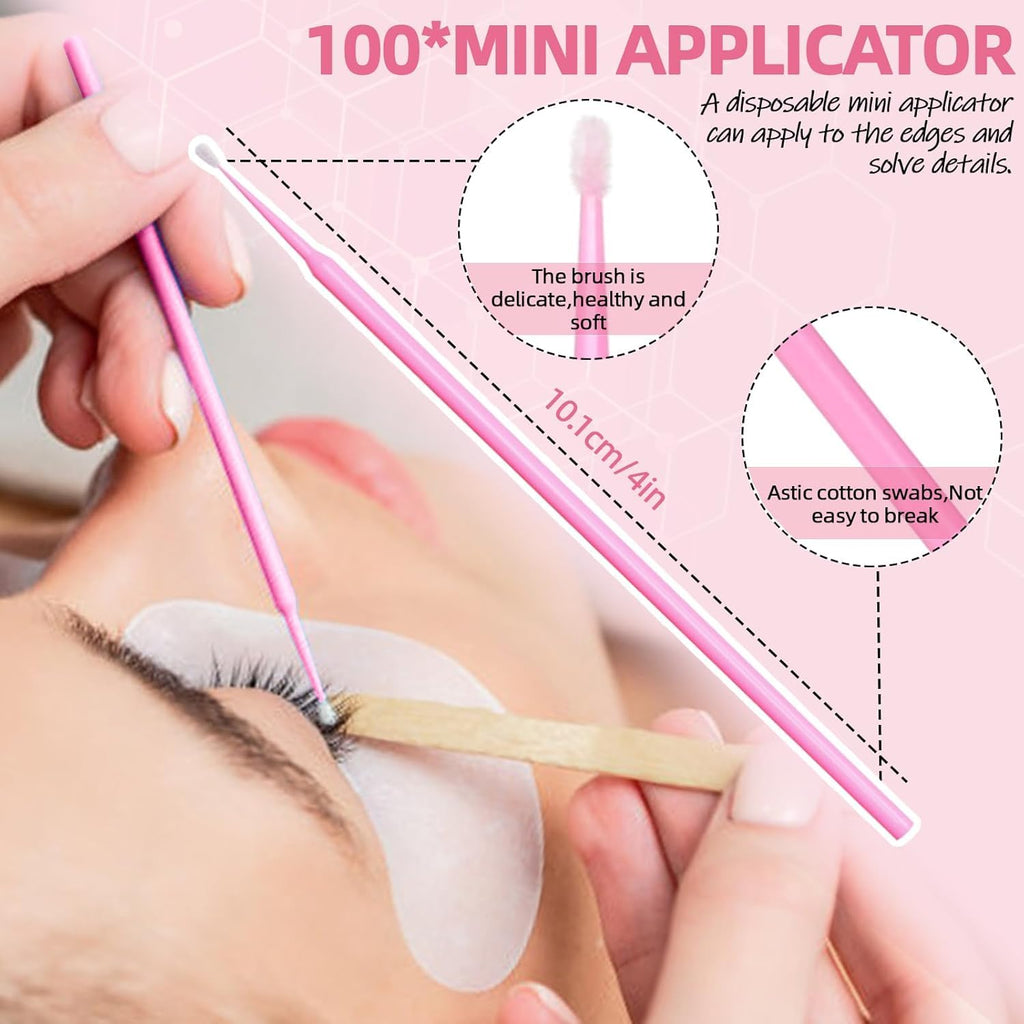 DIY Wispy Lash Extension Kit 620Pcs D Curl 6 Styles Individual Lash Clusters Eyelash Extension with Lash Bond and Seal,Quick Glue Remover Tweezers Eyelash Brush Mini Applicator