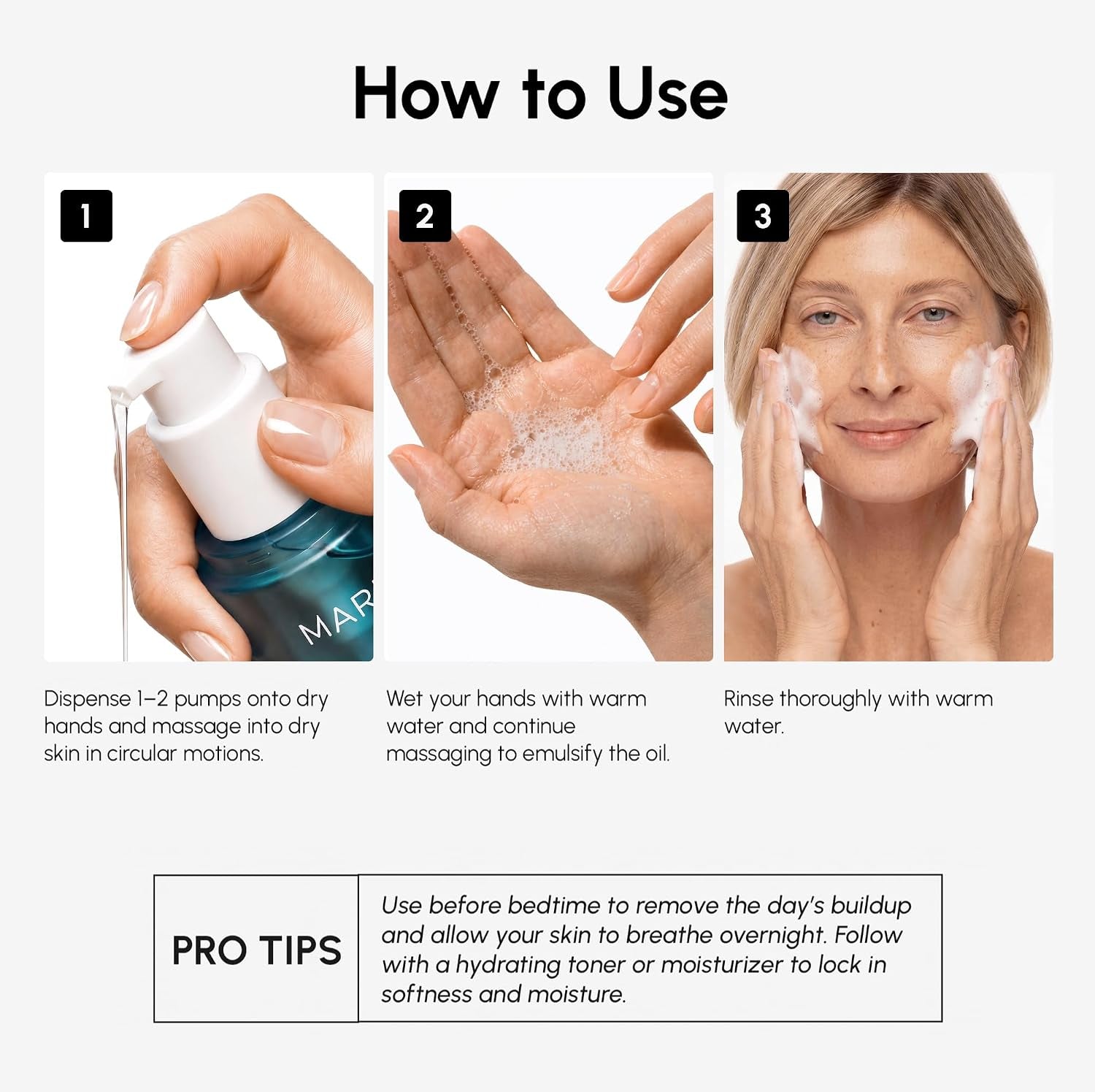 Deep Cleansing Oil for Face – Makeup Remover Oil Cleanser for Face Skincare – Centella Cleansing Oils Non-Comedogenic – Makeup Blackhead Remover – Pore Cleaner Facial Wash for Sensitive Skin