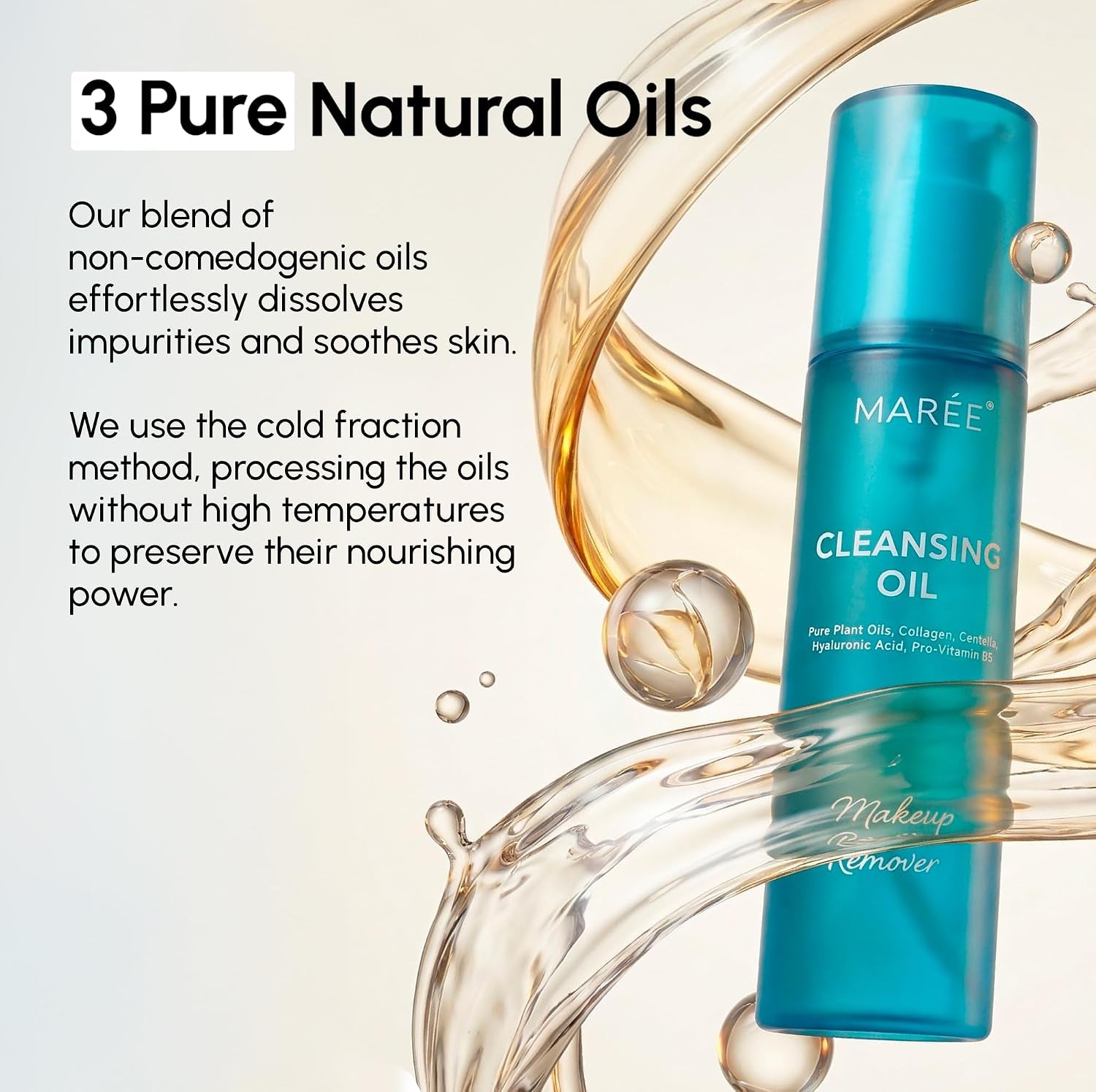 Deep Cleansing Oil for Face – Makeup Remover Oil Cleanser for Face Skincare – Centella Cleansing Oils Non-Comedogenic – Makeup Blackhead Remover – Pore Cleaner Facial Wash for Sensitive Skin