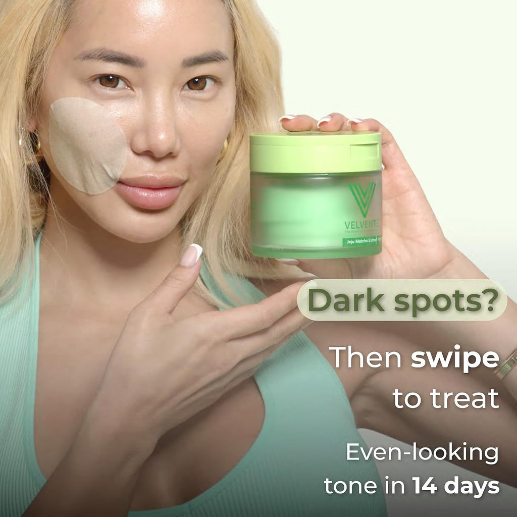 Matcha PDRN Korean Toner Pads, Dark Spots, Pores & Redness, Vegan | Gentle Exfoliation, Smoothing, Hydrating & Even Tone. AM&PM Acne-Prone Sensitive Skin 100Ct