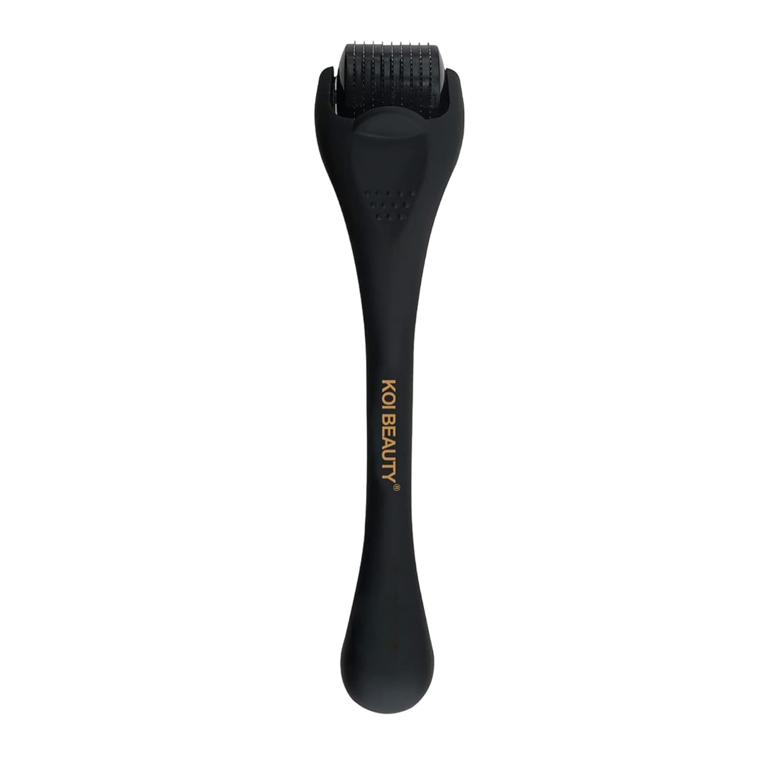 Derma Roller Titanium Microneedle Roller, 540 Microneedling Roller for Men Women Face Scalp, Beard Roller for Men, Premium Micro Needling Roller Matte Black