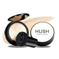 Hush Natural Glow Foundation for Mature Skin, 2026 Mushroom Head Air Cushion CC Cream, Full Coverage Long-Lasting BB Cream for Older Women, Natural Radiant Glow for Light/Medium Warm Tone Skin