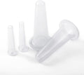4Pcs Transparent Massage Cupping Set Silicone Mini Facial Cups Face Massager Helper Skin Care Neck Back Eyes Massaging Cup Safe to Use, Don'T Worry about Burns Health Care Products