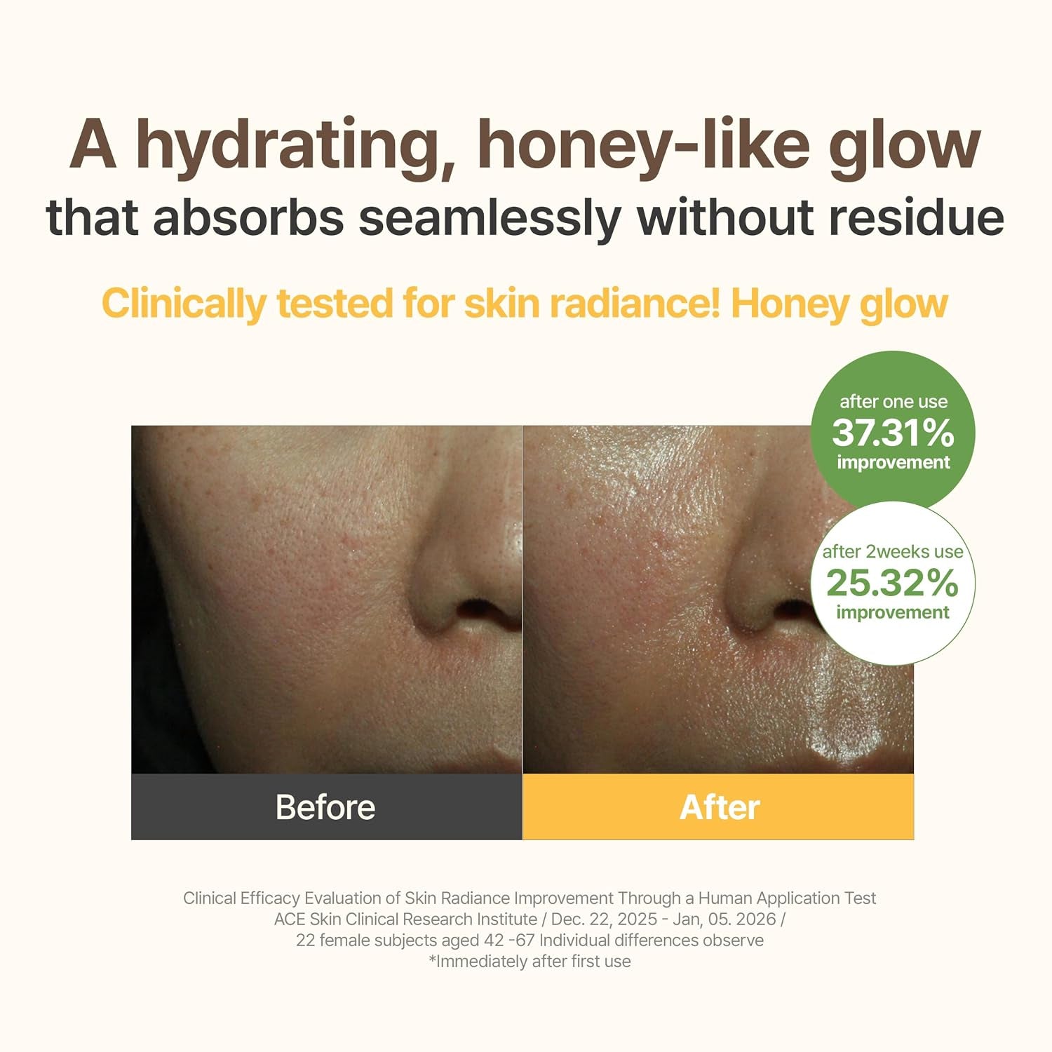 Propolis Glazed Serum, Honey-Based Glow Serum for Glass Skin, Hydration & Skin Barrier Care, Lightweight Dual-Layer Formula, Niacinamide, Korean Skin Care 1.01Fl.Oz