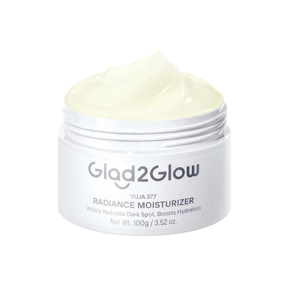 Brightening Face Moisturizer, Facial Dark Spot Moisturizer with Yuja Symwhite 377, Hydrating Gel Cream for Uneven Skin Tone, Calming Panthenol for Sensitive Skin, All Skin Types, 100G