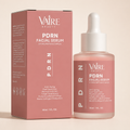 VAIRE BEAUTY PDRN Facial Serum bottle and box on warm ivory studio background